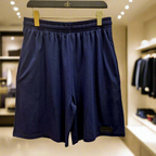 PEPPER UNISEX Pique Oversized Navy šortai