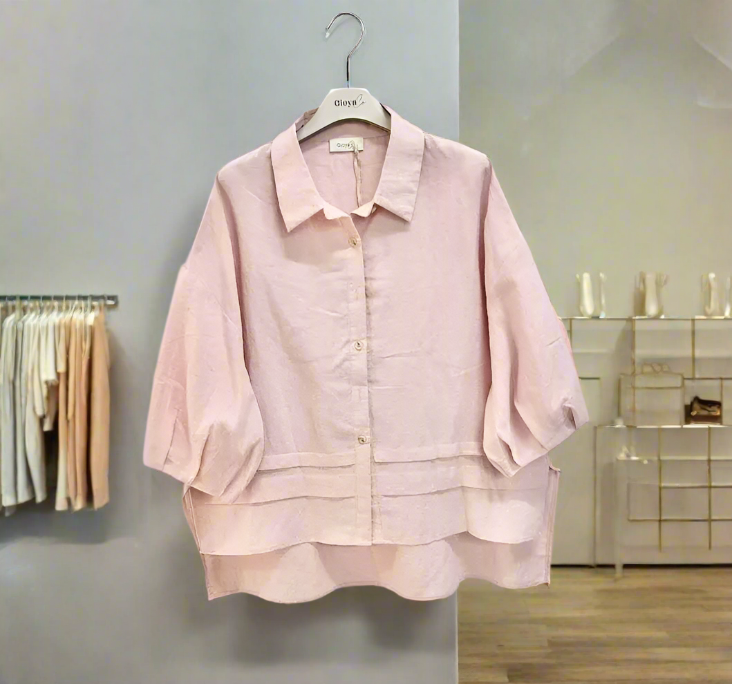 GIOYA &amp; Co pink shirt for women