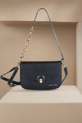 Pierre Cardin eco leather black handbag for women