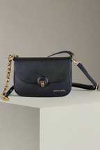 Pierre Cardin eco leather black handbag for women