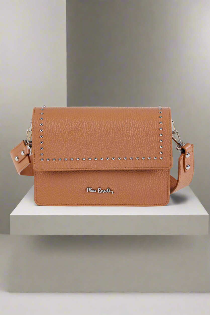 Pierre Cardin caramello odinė rankinė moterims