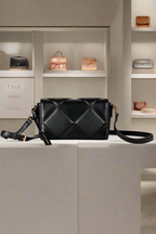 Pierre Cardin eco-leather black shoulder bag for women