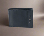 PIERRE CARDIN genuine leather black wallet for men