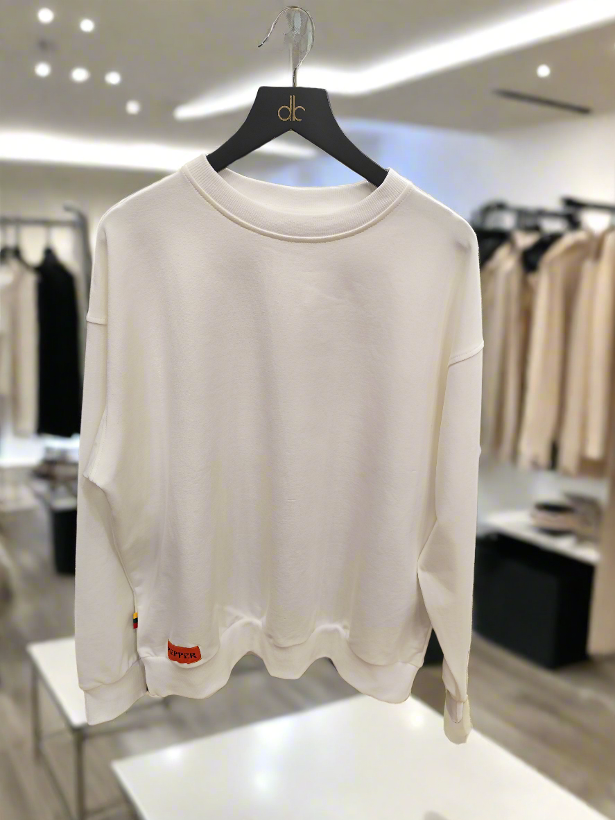 PEPPER UNISEX Dream Of White sweater