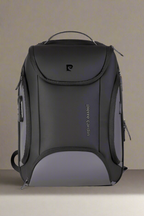 Pierre Cardin black backpack with lock for men