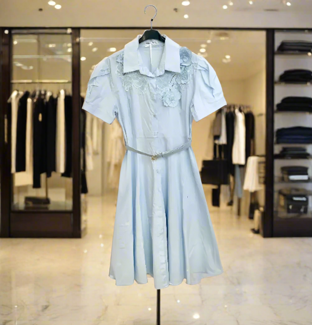 CHANCE OFF blue dress for women