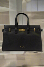 Pierre Cardin juoda natūralios odos rankinė moterims