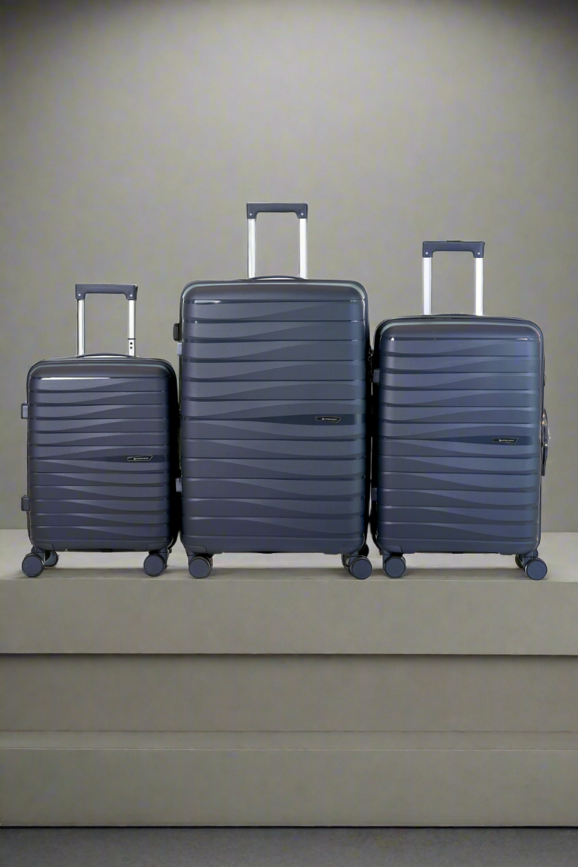 Antonio Basile grey suitcases