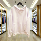 PEPPER UNISEX oversized white hoodie 