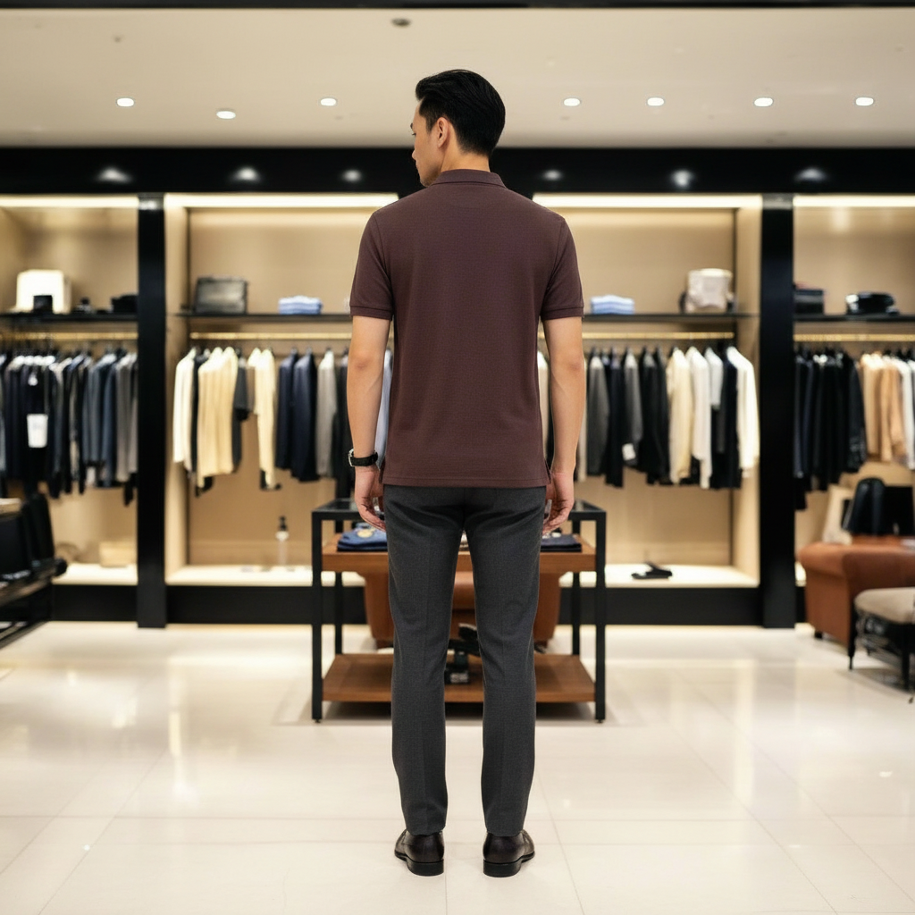 PEPPER Chocolate Special Edition Pique polo marškinėliai vyrams