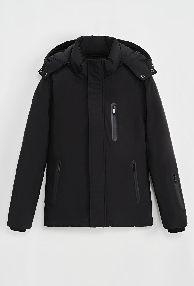 FRILIVIN black jacket with hood
