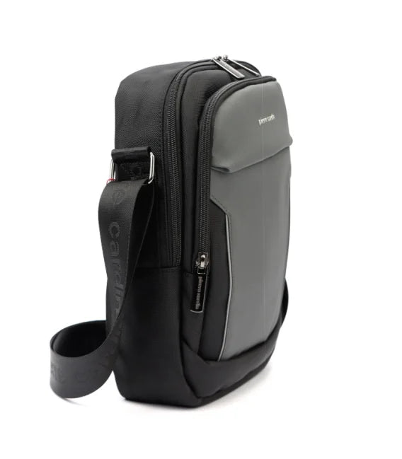 Pierre Cardin gray handbag for men