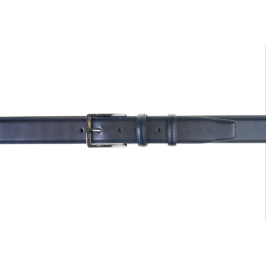 Pierre Cardin black genuine leather belt for men