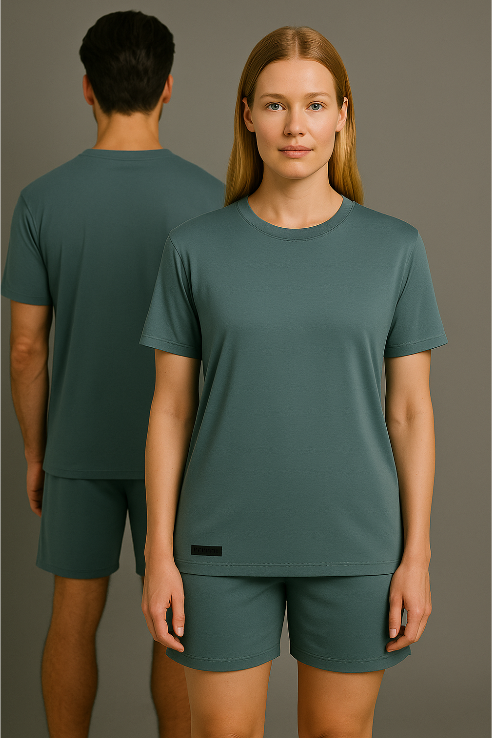 PEPPER UNISEX Daily Fit MInt bamboo marškinėliai
