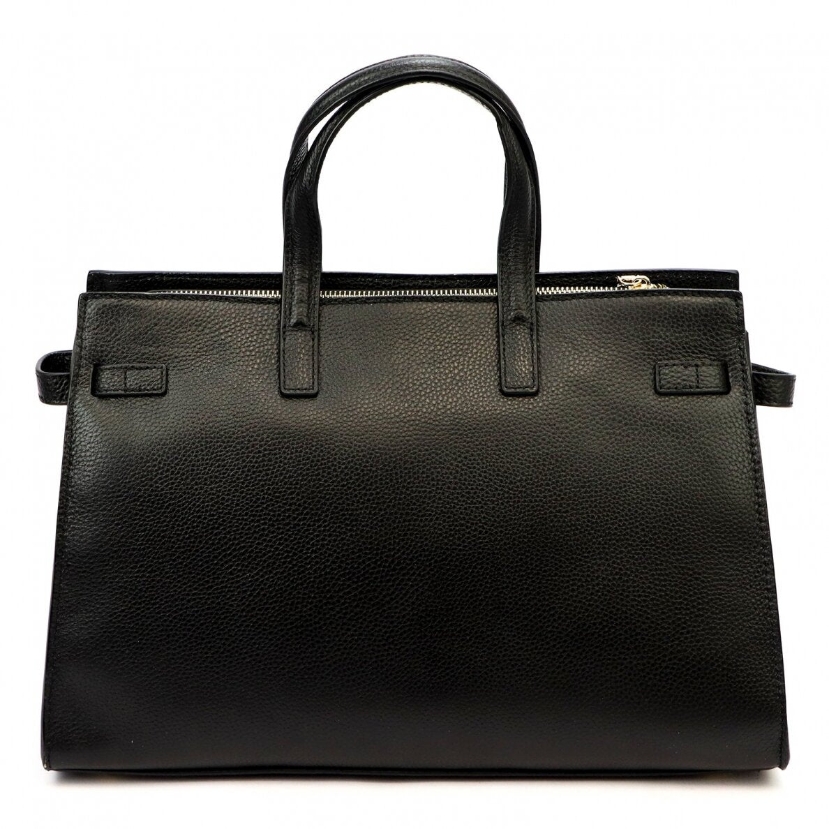 Pierre Cardin black genuine leather handbag for women