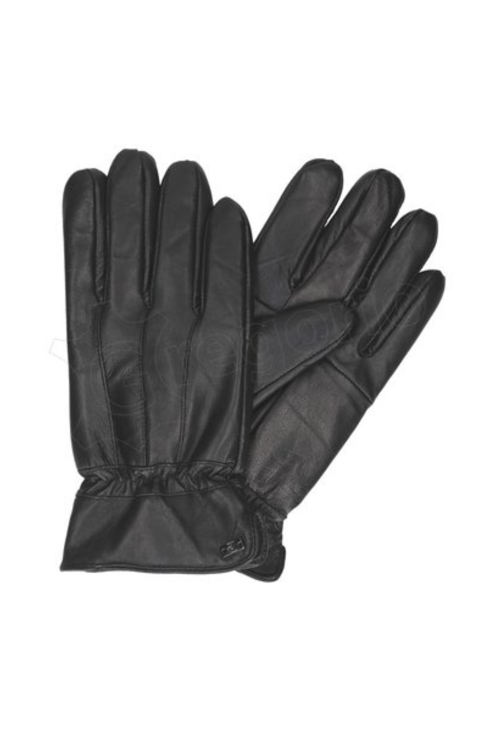 PIERRE CARDIN juodos natūralios odos pirštinės vyrams