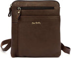Pierre Cardin brown genuine leather handbag for men