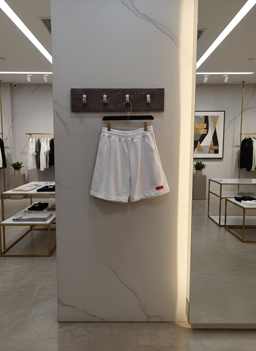 PEPPER UNISEX Of White šortai