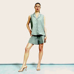 GIOYA & Co Khaki šortai moterims