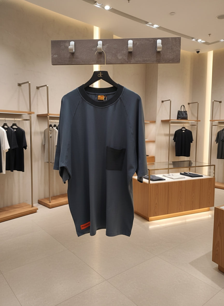 PEPPE BLUE T-shirt with raglan sleeves