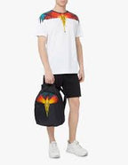 MARCELO BURLON universal black backpack