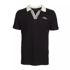 John Richmond juodi polo marškinėliai vyrams