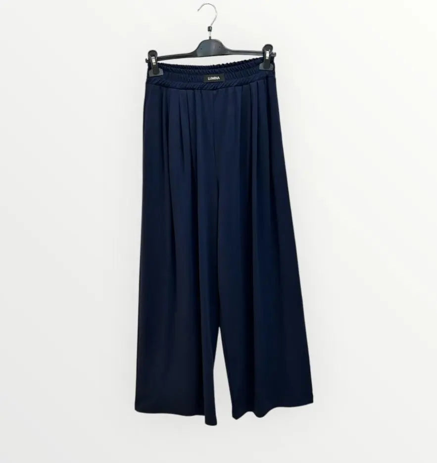 Lumina blue casual pants for women