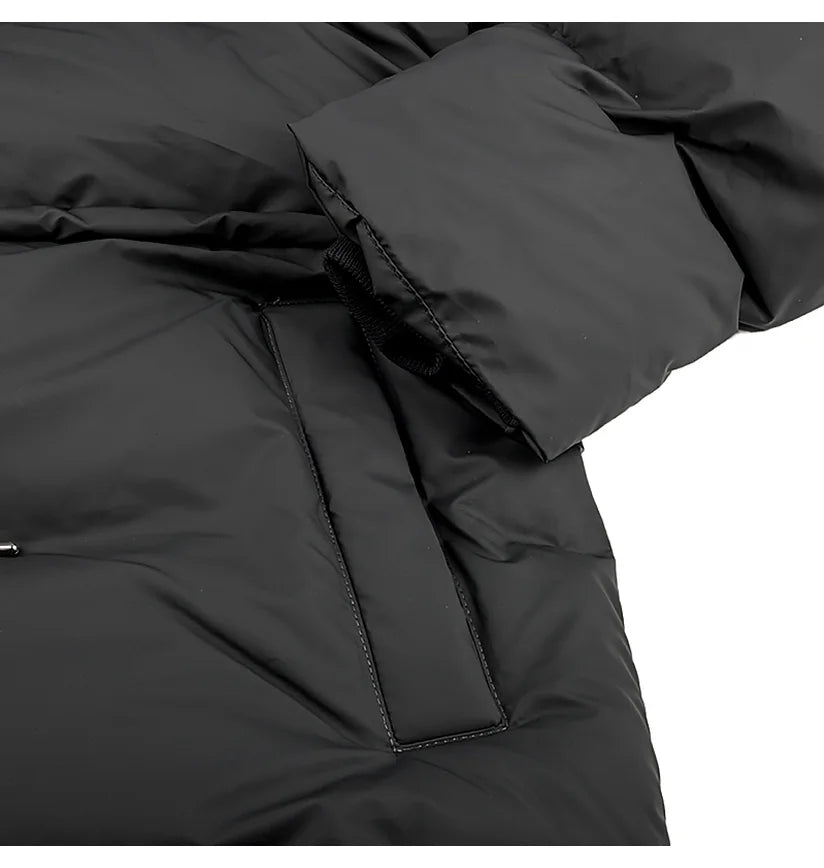 RAINS UNISEX Puffer juoda striukė