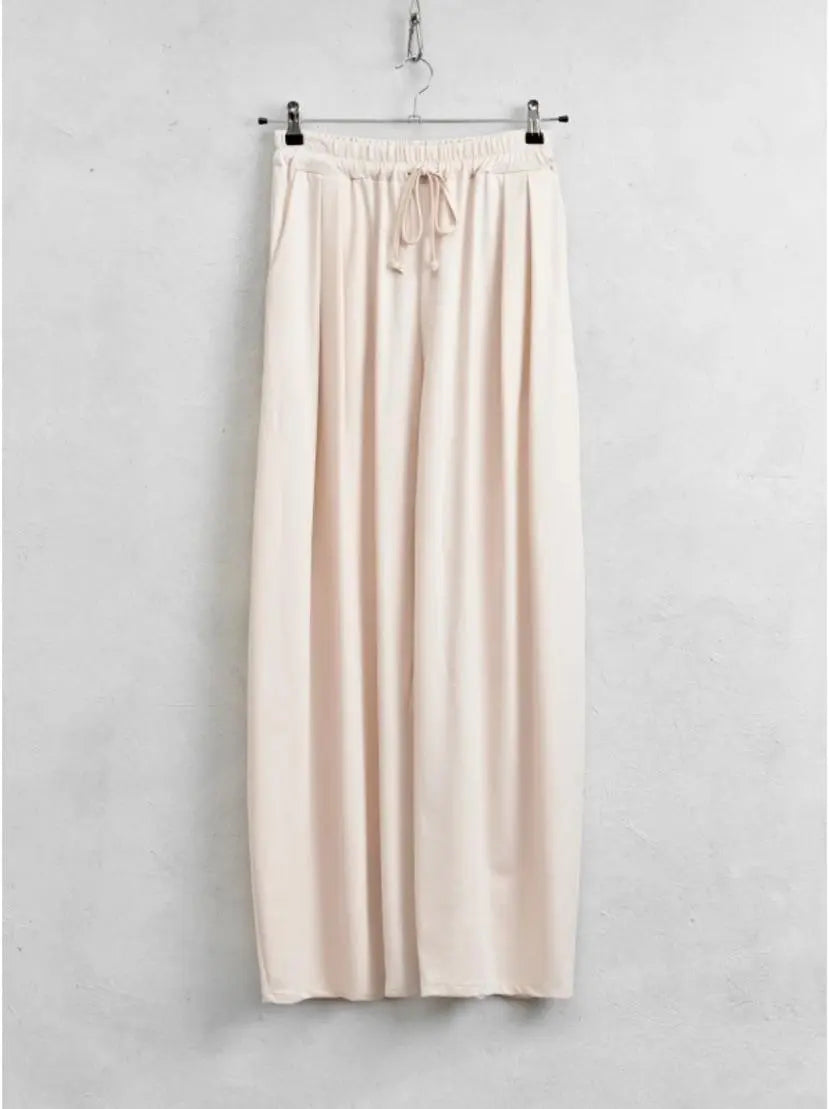 LUMINA kreminės kelnės  moterims