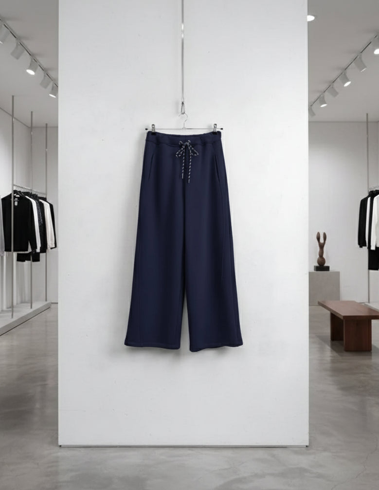 LUMINA mėlynos laisvalaikio kelnės moterims