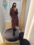 Altamira brown coat for women
