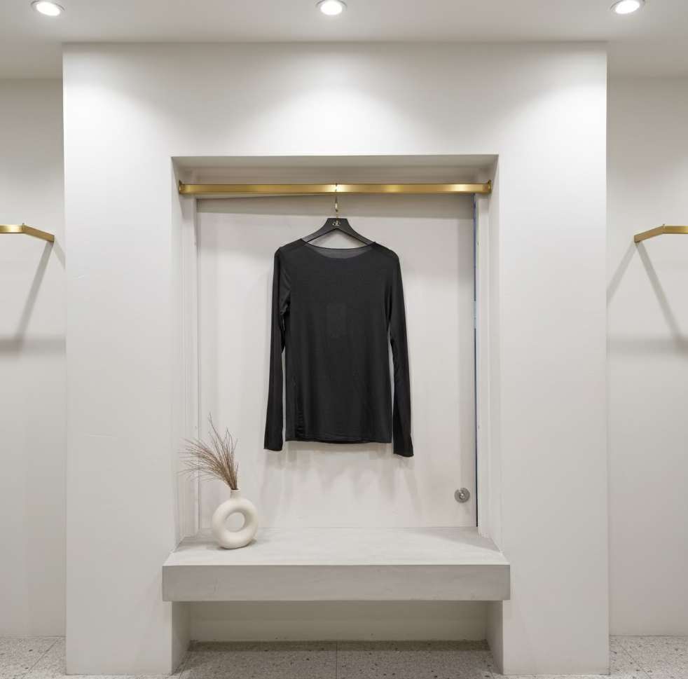 ALTAMIRA black thin blouse for women