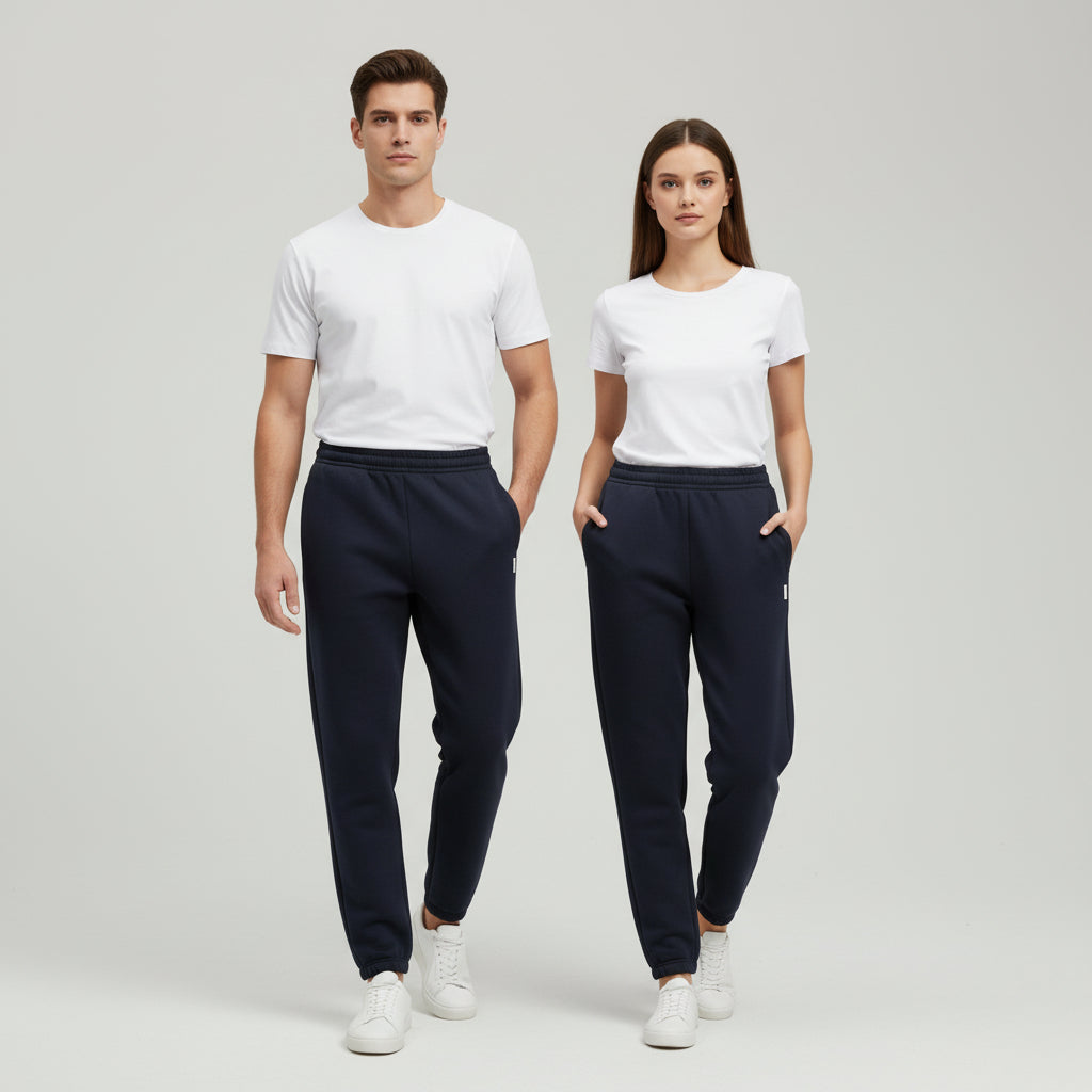 PEPPER UNISEX Dream Black kelnės su pūkeliu