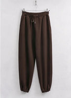 LUMINA rudos laisvalaikio kelnės moterims