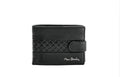 Pierre Cardin genuine leather black wallet for men