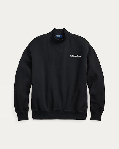 Polo Ralph Lauren black sweater for women with fluff