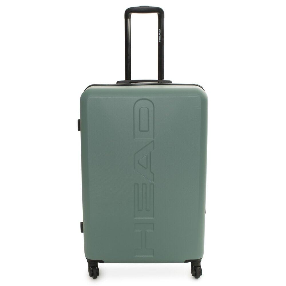 HEAD green suitcases