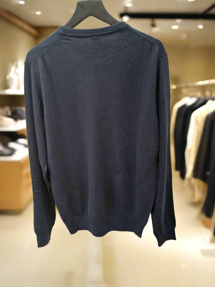 SERGIO TACCHINI mėlynas megztinis vyrams