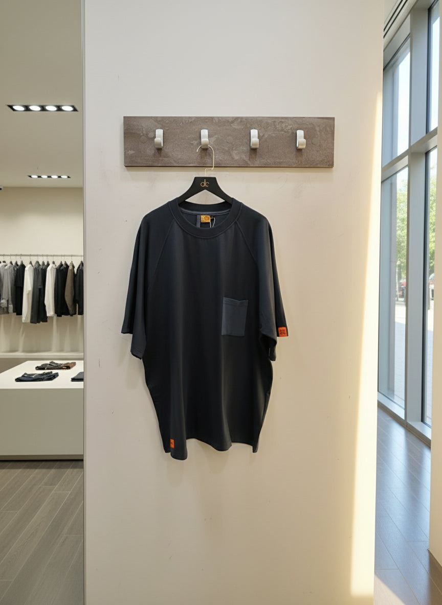 PEPPER GREY T-shirt with raglan sleeves