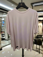 PEPPER UNISEX Daily Fit Levander Sand bamboo marškinėliai