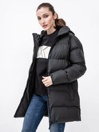 RAINS UNISEX Puffer juoda striukė