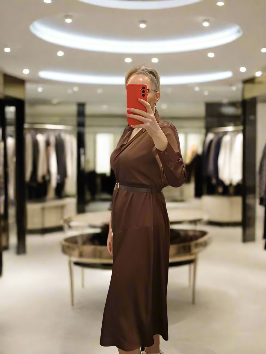 ALTAMIRA brown dress