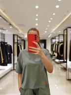 PEPPER Vetiver ploni marškinėliai moterims