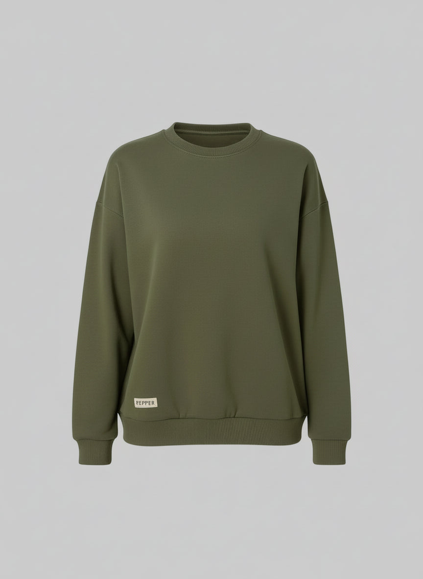 PEPPER UNISEX Dream khaki sweater