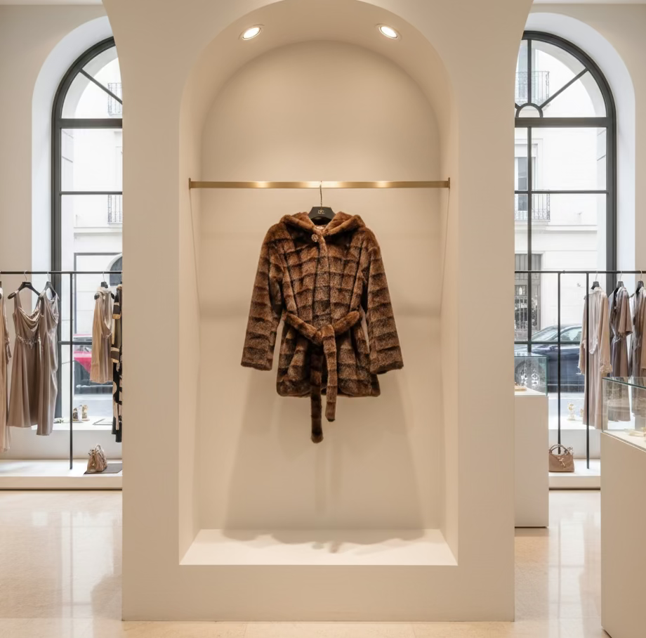 Altamira black coat for women