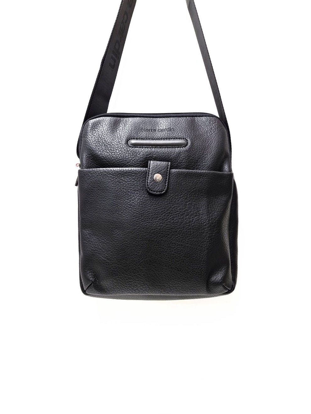 Pierre Cardin black eco leather handbag for men