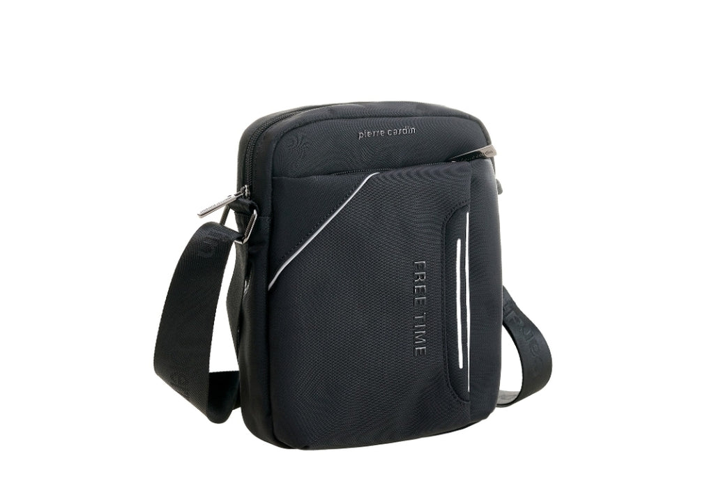 Pierre Cardin juoda eko odos rankinė vyrams