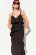 Lumina juoda suknelė moterims