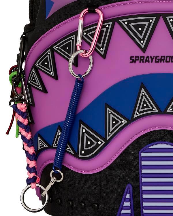 SPRAYGROUND AI Purple Wonderland universal backpack