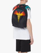 MARCELO BURLON universal black backpack